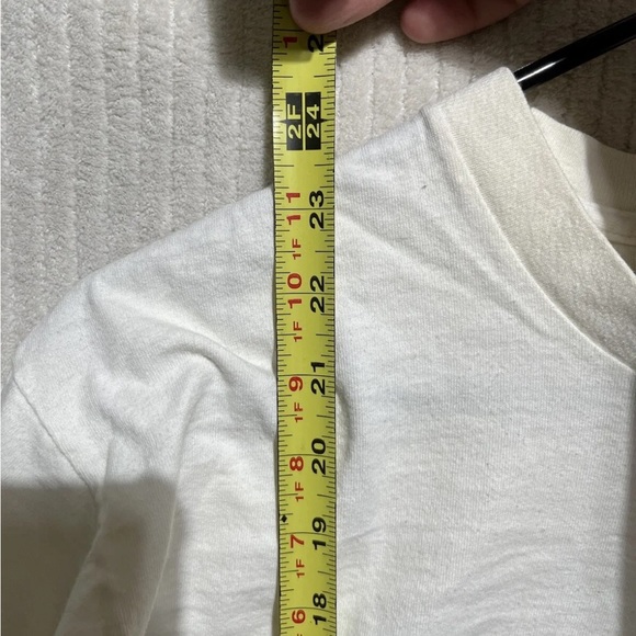 Vintage My Kids Think I’m A Bank! Pocket Tee Medium US MADE Light Wash - Picture 5 of 8